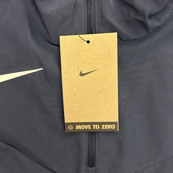 Nike Coach Football Jacket Top Men's Short Sleeves 1/4 Zip Navy Size M - NWT $80 - Picture 6 of 15